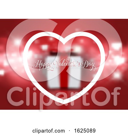 Valentine's Day Background with Defocussed Gift Background 3012 by KJ Pargeter