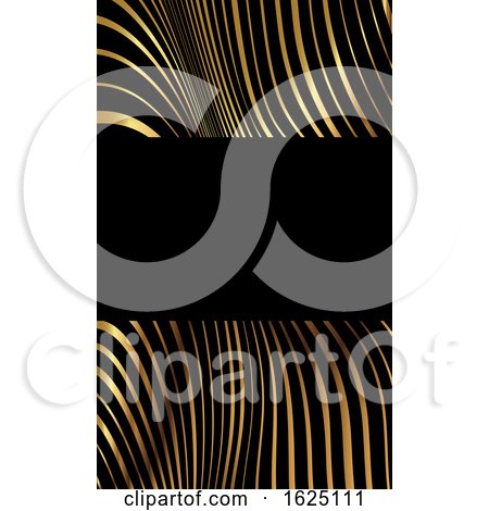 Business Card with a Modern Warped Striped Design by KJ Pargeter