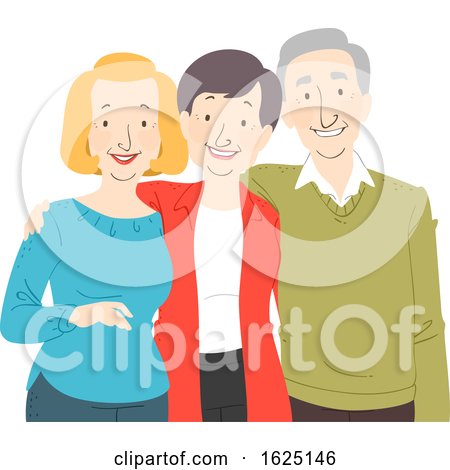Seniors Citizen Group Illustration by BNP Design Studio