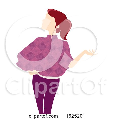 Girl Twill Fabric Pattern Clothes Illustration by BNP Design Studio