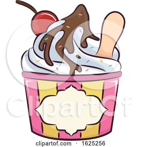 Ice Cream Sundae Illustration by BNP Design Studio