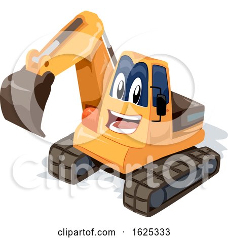 Mascot Excavator Illustration by BNP Design Studio