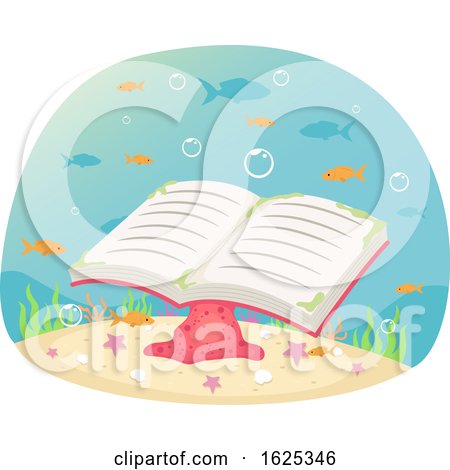 Under Water Book Illustration by BNP Design Studio