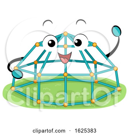 Mascot Space Pod Dome Climber Illustration by BNP Design Studio