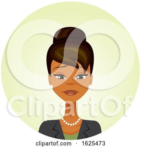 Black Business Woman with a Downcast Expression by Amanda Kate