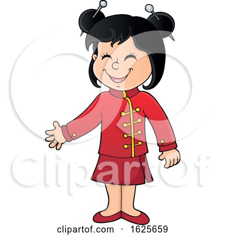 Chinese Girl Presenting by visekart