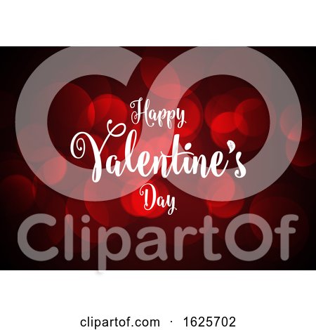 Valentine's Day Background with Bokeh Lights by KJ Pargeter