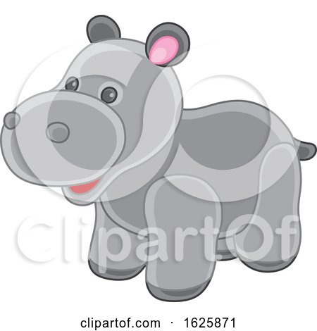 Toy Hippo by Alex Bannykh