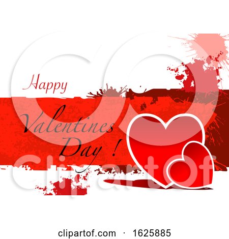 Grungy Happy Valentines Day Greeting by dero