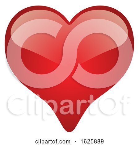 Red Valentines Day Heart by dero