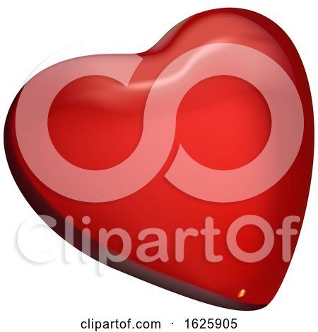 Red Valentines Day Heart by dero