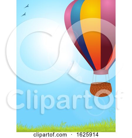 Spring Background with Air Balloon by elaineitalia