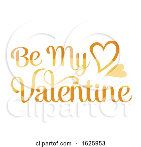 Valentines Day Be My Valentine Design by Vector Tradition SM