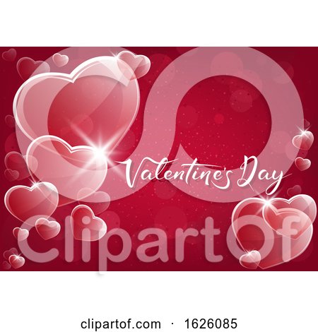 Valentines Day Heart Background by dero