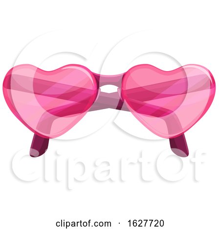 Valentines Day Heart Sunglasses by Vector Tradition SM