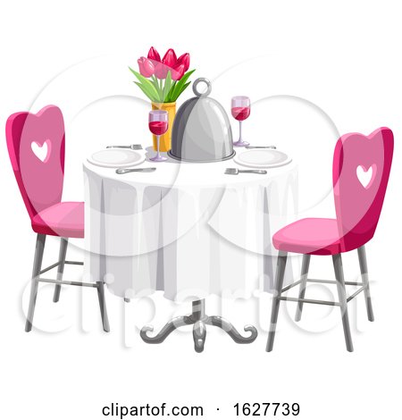 Valentines Day Table Setting by Vector Tradition SM