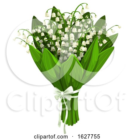 Valentines Day Lily of the Valley Bouquet by Vector Tradition SM