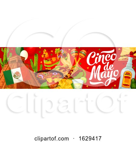 Cinco De Mayo Website Banner by Vector Tradition SM