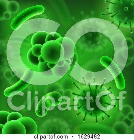 Virus Background by Vector Tradition SM