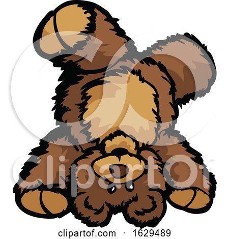 Teddy Bear Doing a Hand Stand by Chromaco