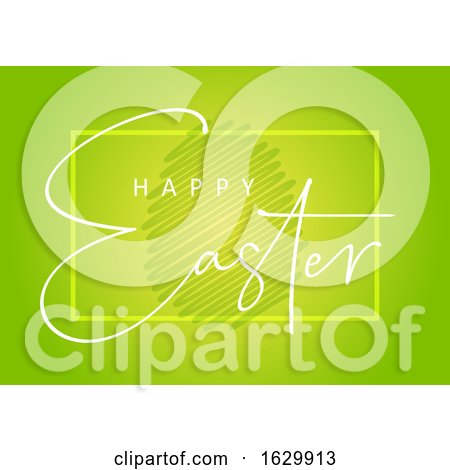 Happy Easter Text Background by KJ Pargeter