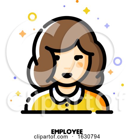 Female User Avatar of Employee by elena