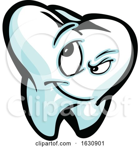 Tooth Mascot Character by Chromaco