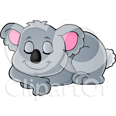 Koala Sleeping by visekart