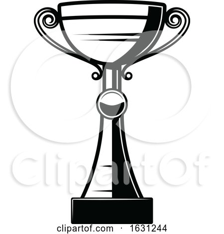 Black and White Trophy by Vector Tradition SM