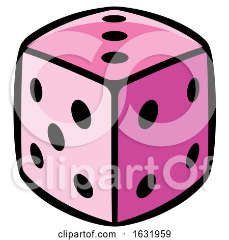 Pink Dice by Lal Perera