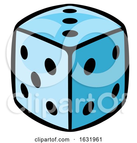 Blue Dice by Lal Perera