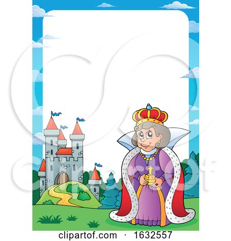 Queen and Castle Border by visekart