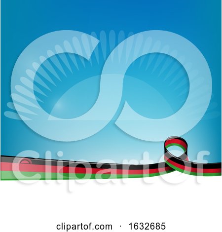 Malawi Flag Background by Domenico Condello