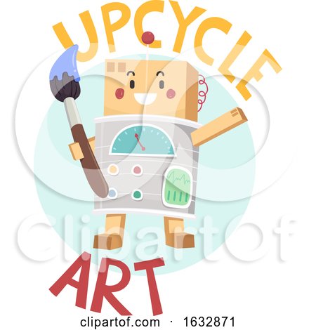 Mascot Upcycle Art Icon Illustration by BNP Design Studio