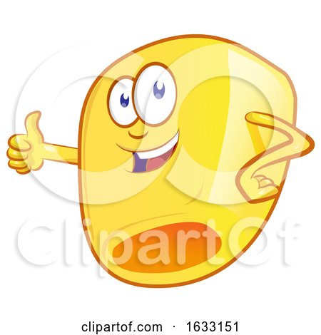 Corn Character Giving a Thumb up by Domenico Condello