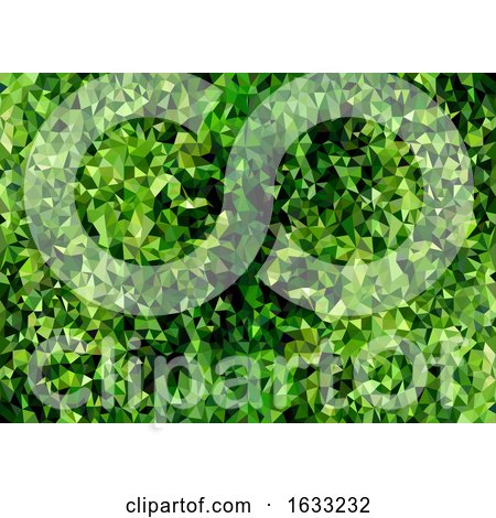 Green Geometric Background by dero