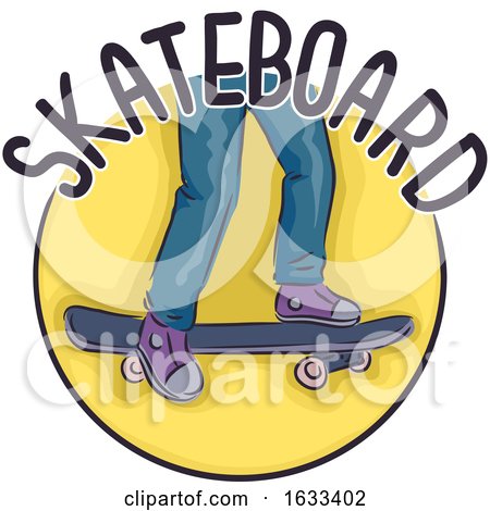 Icon Skateboard Illustration by BNP Design Studio