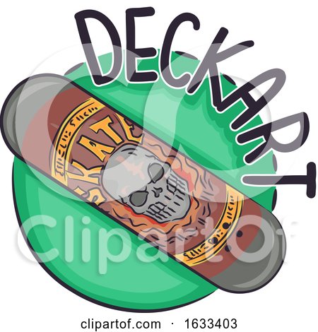 Icon Skateboard Deck Art Illustration by BNP Design Studio