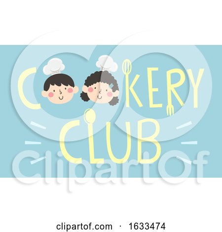 Kids Cookery Club Lettering Illustration by BNP Design Studio