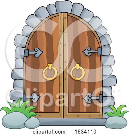 Arched Castle Doors by visekart