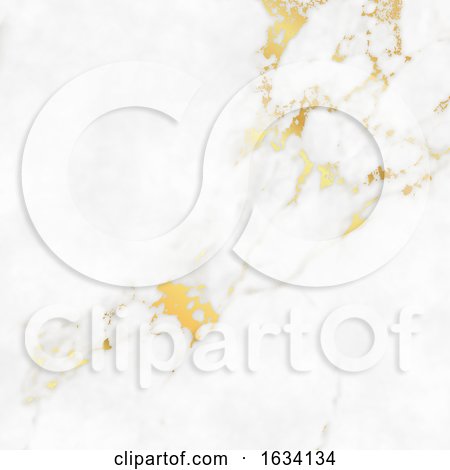 Marble Texture with Gold Highlights by KJ Pargeter