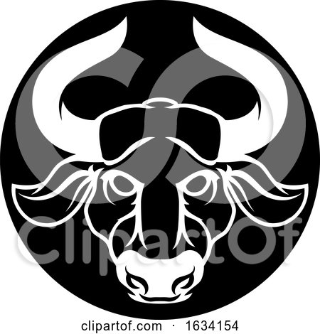 Bull Taurus Zodiac Sign by AtStockIllustration