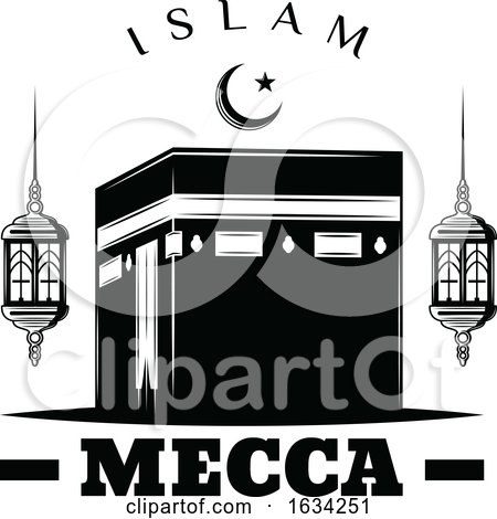 Black and White Islam Design by Vector Tradition SM