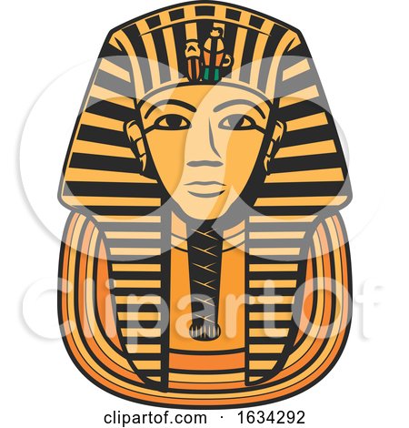 Egyptian Pharaoh Mask by Vector Tradition SM