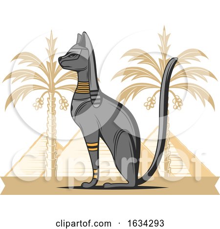 Egyptian Bastet by Vector Tradition SM