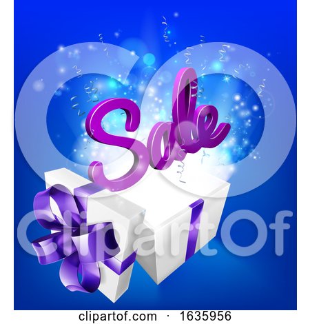 Sale Sign Gift Concept by AtStockIllustration