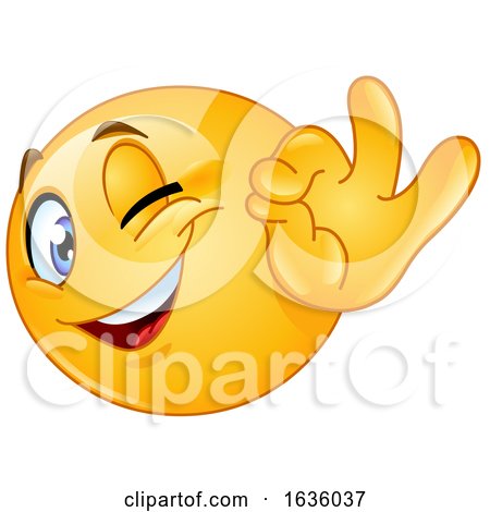 Emoji Emoticon Smiley Winking and Gesturing Perfect by yayayoyo #1636037