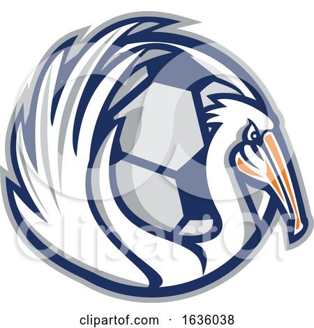 Pelican Wings Soccer Retro by patrimonio