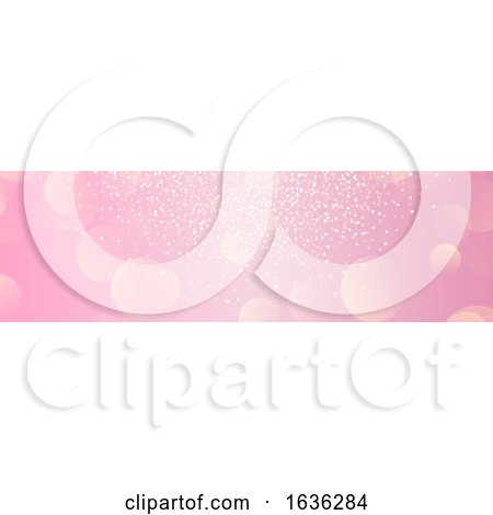 Pink Bokeh Website Banner by KJ Pargeter