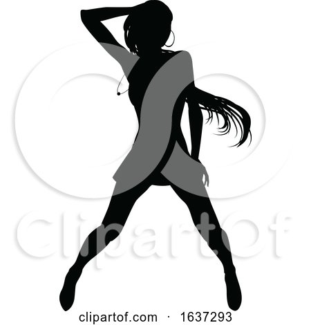 Woman Dancing Person Silhouette by AtStockIllustration